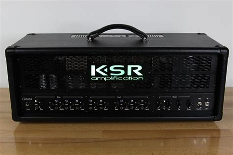 ksr gemini|KSR Gemini 100 Amp Head w/ LED Metal Field Panel。